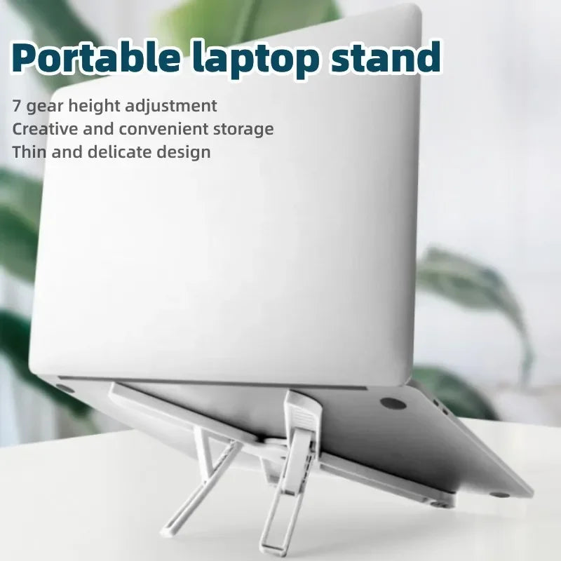 Foldable Laptop Stand 7 Levels ABS Portable Tablet Computer Bracket Universal Pad PC Holder for Macbook Apple  Air Pro Lenovo