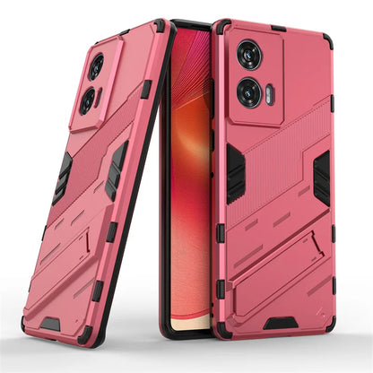 For Motorola Edge 50 Fusion 5G Case Magnetic Armor Shockproof Stand Phone Cases for Moto Edge50 Fusion Edge50Fusion Back Cover
