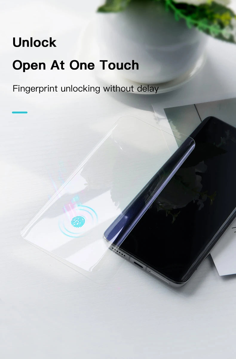 1-3PCS UV Tempered Glass For Google 8 7 6 Pro Full Cover Glue Curing For Pixel 8Pro Screen Protector