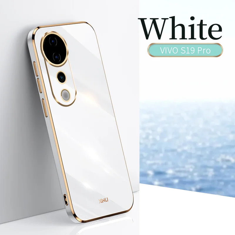 Funda Vivo V50 Lite 4g 5g Luxury Fashion Plating Case For VIVO V50 Lite Soft Slim Silicone Shockproof High Quality Phone Cover