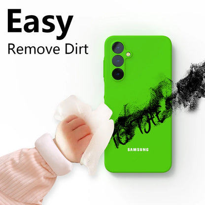 Original Liquid Silicone Case for Samsung Galaxy A17 A16 A15 S26 S25 S24 Ultra Plus FE Shockproof Back Cover Phone Accessories