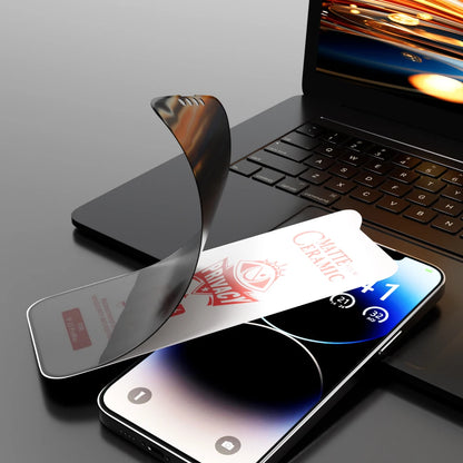 Matte Privacy Screen Protector For iPhone 17 Pro Max 16 15 13 14 18 Pro Max 11 12 Air 7 8 Plus XR SE Anti-Spy Soft Ceramic Film