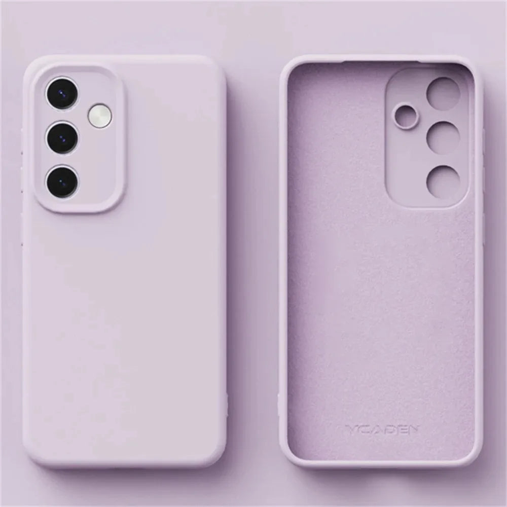 Liquid Silicone Phone Case for Samsung Galaxy S26 S25 S24 S23 S 26 Ultra Plus S26Ultra Cases Original Skin Smooth Protect Cover