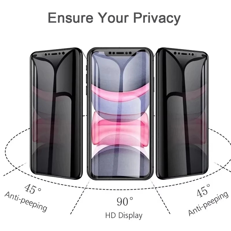 1-5PCS Matte Ceramic Privacy Screen Protectors For Samsung S25 Ultra S26 S24 FE S23 Plus A25 A24 A56 A55 A16 A36 A26 S21 A57 A37