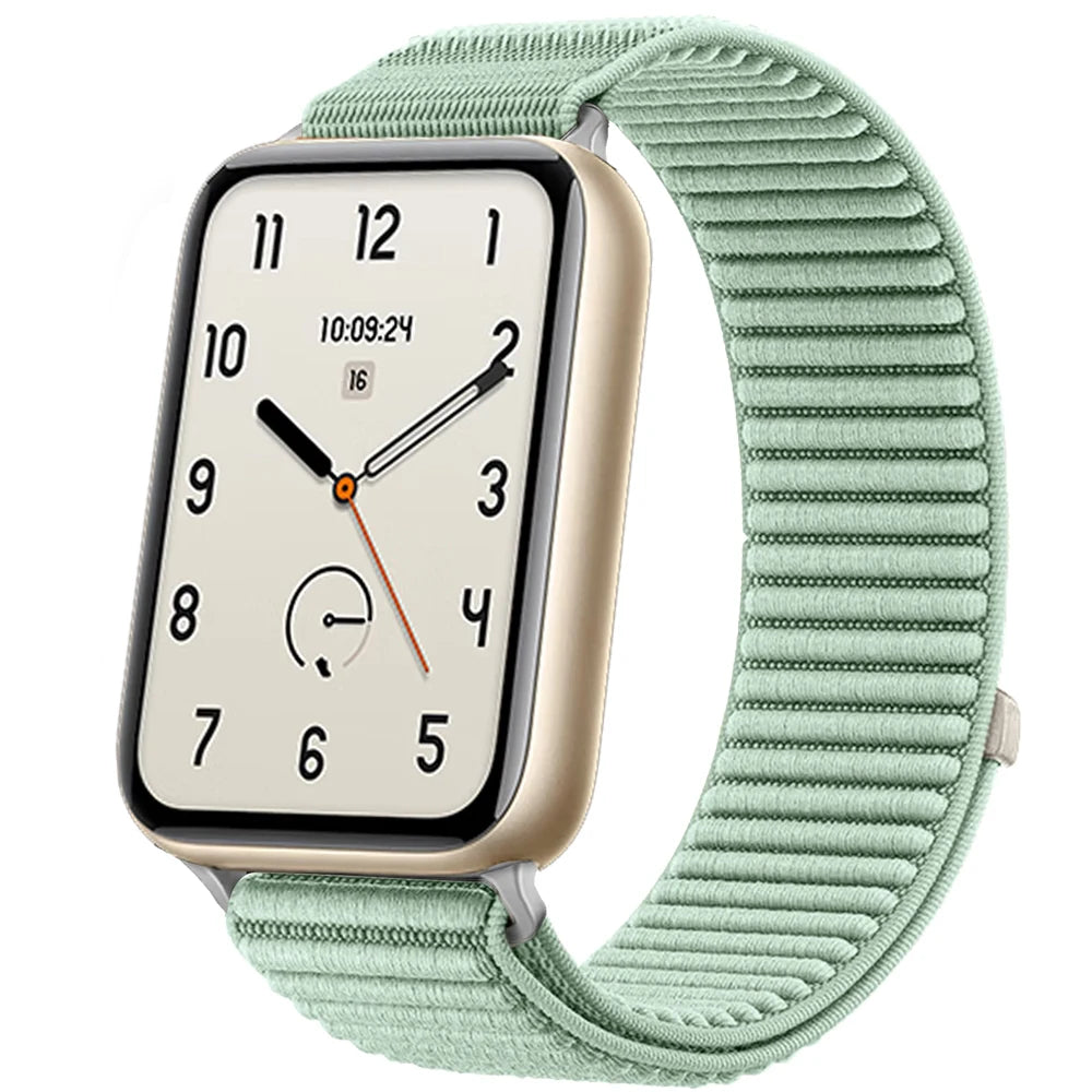 Nylon Loop Braided Strap for Xiaomi Mi Band 10 Pro/9 Pro/8 Pro Wave Soft Breathable Band Replaceable for Redmi Watch 6 5 4 Belt