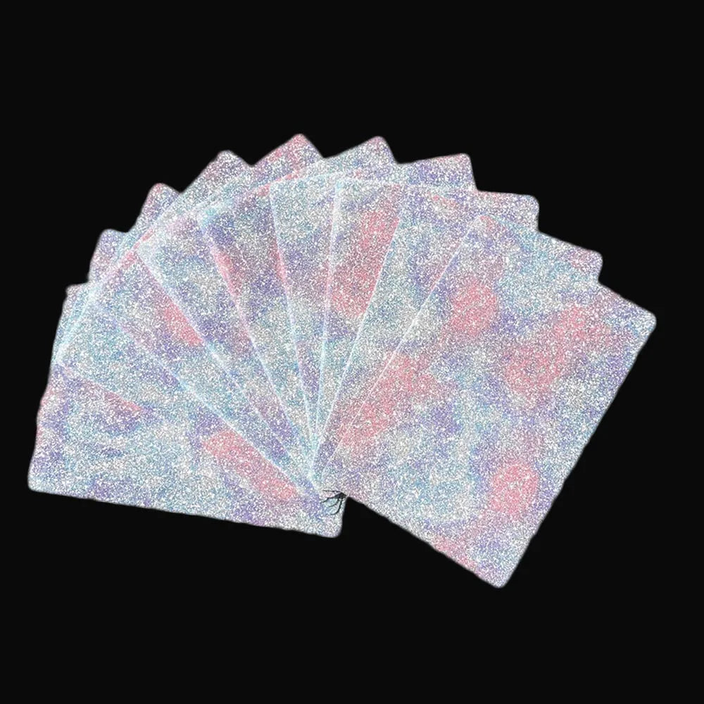 FONLYU 50PCS Bling Glitter Back Skins For iPhone Universal Decorative Rear Stickers For Screen Protector Film Cutting Machine