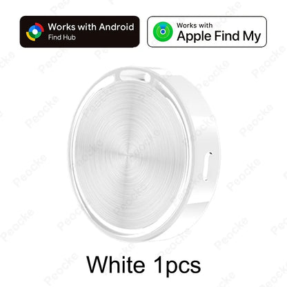 Smart Tag Wallet Tracker Card Dual System Anti-Lost GPS Tracker Item Finder Compatible With Google Find Hub & Apple Find My