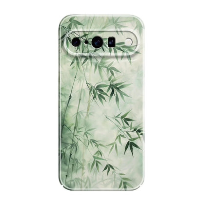 Green Bamboo Forest Phone Case For Google Pixel 10 9 9A 8 8A 7 7A Pro XL 5G Film Hard Cover
