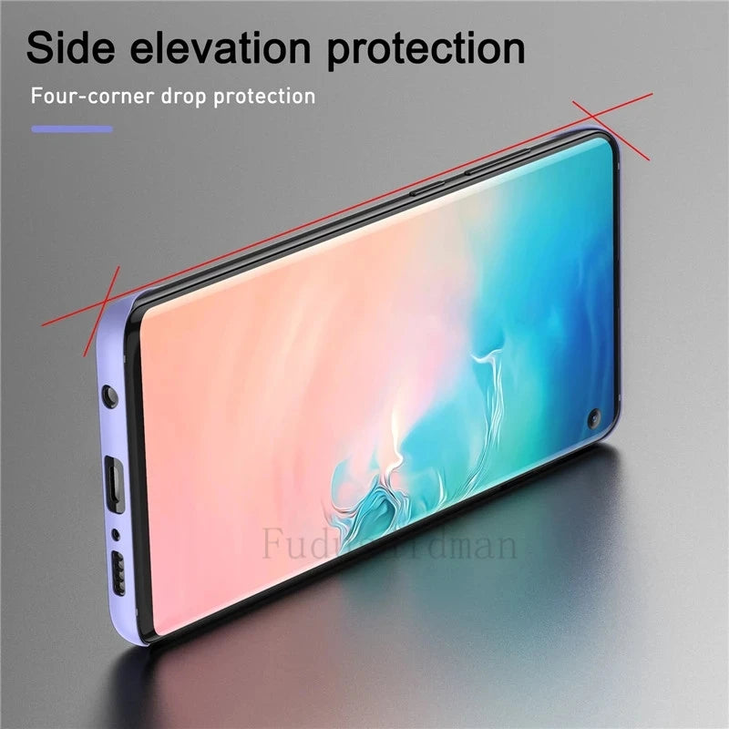Hard PC Frameless Magnetic Phone Case For Samsung Galaxy S23 S22 S21 S20 FE Plus NOTE 20 S24 Ultra Magsafe Matte Thin Cover