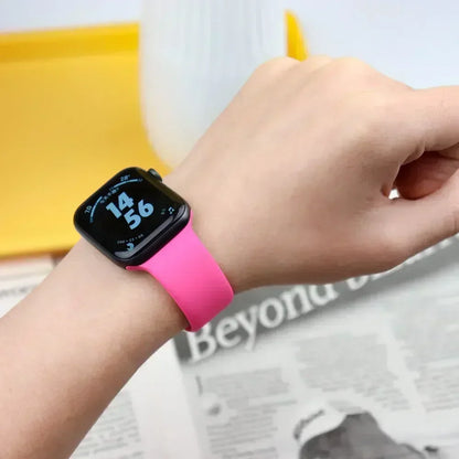Silicone Band For Apple Watch straps 45mm 44mm 40mm 41mm 42mm-46mm sport bracelet iwatch series 8 7 6 5 SE 9 10 11 Ultra 2 49mm