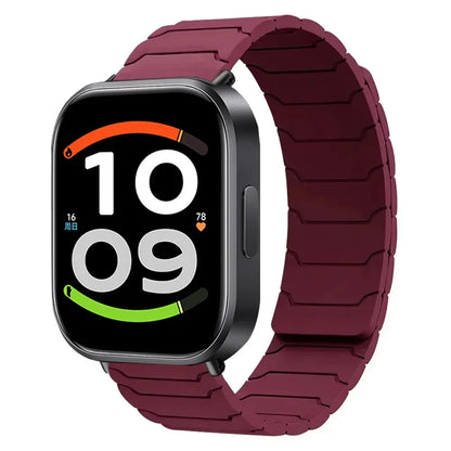 Magnetic Silicone Strap For Redmi Watch 6 Active-Lite/6-5-4 Sports Bracelet Wristband For Xiaomi Mi Band 10 Pro/9 Pro/8 Pro Belt