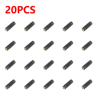 3.5 Mm Female To 3.5mm Female Jack Stereo Connector Coupler Adapter Audio Extension Cable for MP3 DVD Headphone Car