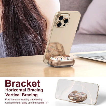 Transparent Crystal Wireless Bluetooth Earphone Case for Airpods Pro 2 3 2nd Leopard TPU Switch Lock Cover for Airpods 4 Sleeve