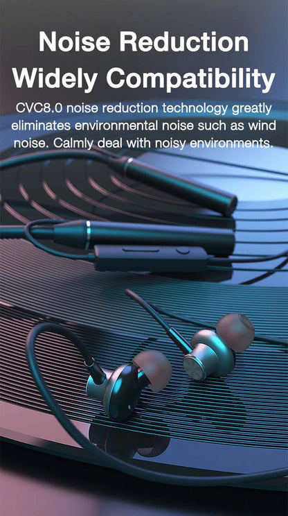 Wireless Headphones Neckband Bluetooth Earphone 180 Hours Long Battery With Microphone High Quality Headset For Sport