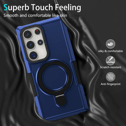 Luxury Armor Case for Samsung Galaxy S26 S25 S24 S23 S22 S21 S20 Note 20 Ultra Plus FE F12 Ring Holder Slide Lens Stand Cover