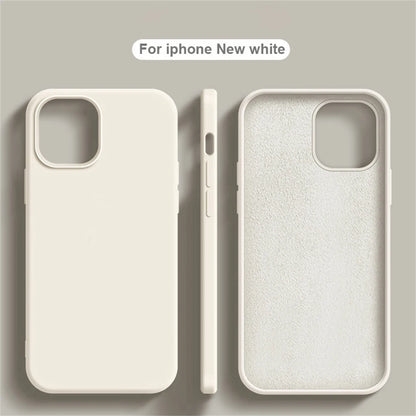Original Liquid Silicone Cases For iPhone 15 14 11 13 12 Pro Max Mini XR X XS 8 7 Plus SE2020 Luxury Soft Case Phone Accessories