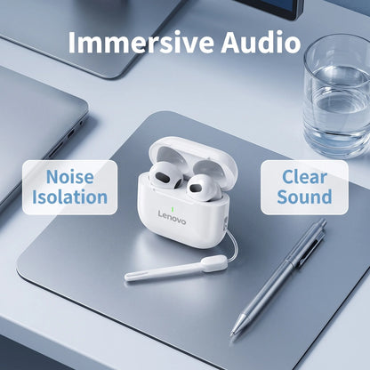Original Lenovo A6 PRO TWS Wireless Earphone Bluetooth 5.0  HD Calls Touch Control Earbuds Gaming Headphones With Mic