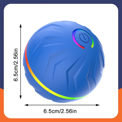 Interactive Smart Dogs Toys Balls - USB Automatic Moving Bouncing Ball for Puppy to Large Dog - Electronic Pets Ball Birthday Gi