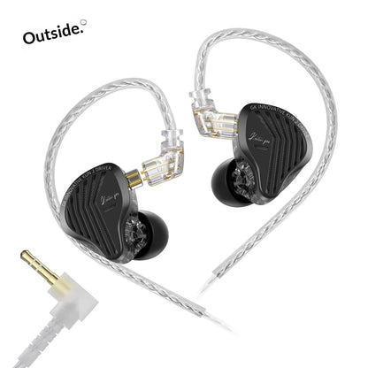 Genuine GK KUNTEN PRO HiFi In Ear Earphones Second Generation Dynamic Driver Long Stroke Bass Wired Headset For Music Audiophile
