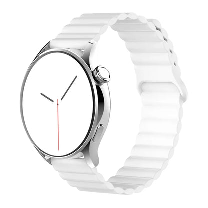 Magnetic Loop For Samsung Galaxy watch 7/6/5 pro/4/Classic/active 2 20mm 22mm band Silicone link bracelet huawei GT 2-3-4 strap
