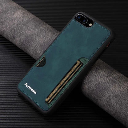Retro Card Holder Phone Case for iPhone 18 17 16 15 14 13 12 11 Pro Max 17E Air XS XR SE 7 8 Plus Busines Wallet Leather Cover