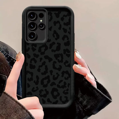 Leopard Pattern Case For Samsung Galaxy S25 Ultra Case Samsung S26 Ultra S24 FE S25 Plus S23 S22 S21 S20 FE A73 5G Cases Cover