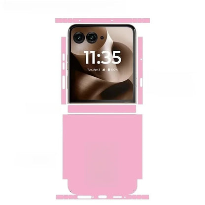 Colorful Anti-Scratch Phone Skin For Motorola Razr 40 50 Ultra Back + Hinge Decal Matte Film For Moto Razr 40 50 Decal Sticker