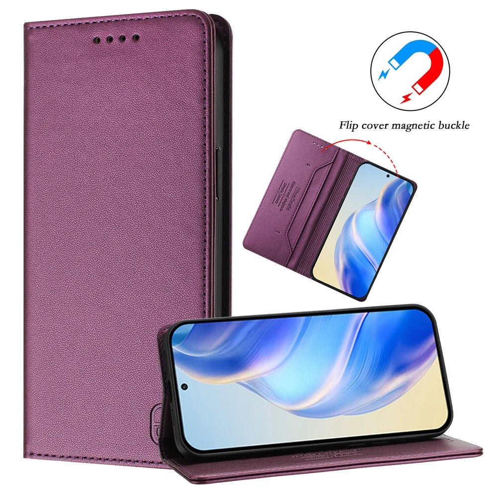 Magnetic Leather Wallet Flip Cover For Motorola Moto G84 G64 G54 G34 G24 G14 G73 G53 G23 G41 G31 G30 G20 Shockproof Phone Case