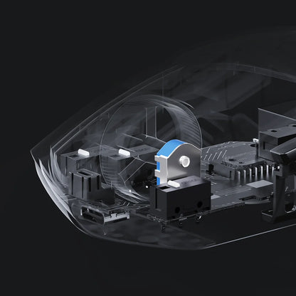 MCHOSE G3 V2 Wireless Gaming Mouse PAW 3395 Sensor Tri-mode 800mAh All-Around Grip Omron Mechanical Switches TTC Silver Wheel