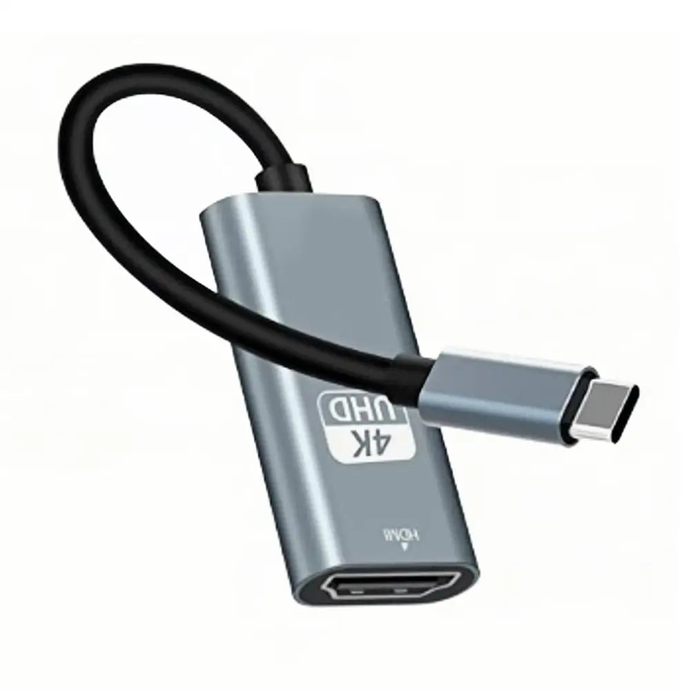 Type C to HDMI-compatible Cable USB C to HDMI Converter 4K 60Hz USB 3.1 HDTV Cable Adapter for MacBook Type C HD Converter Cord
