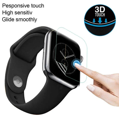 Soft Hydrogel Film For Apple Watch 9 8 7 6 5 4 SE 45mm 44mm 42mm 41mm 40mm 38mm Screen Protector Watch Series Ultra 3 2 1 49MM