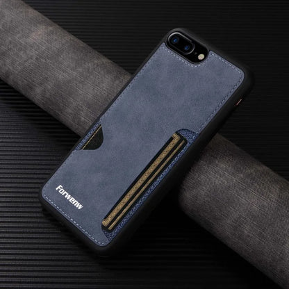 Retro Card Holder Phone Case for iPhone 18 17 16 15 14 13 12 11 Pro Max 17E Air XS XR SE 7 8 Plus Busines Wallet Leather Cover