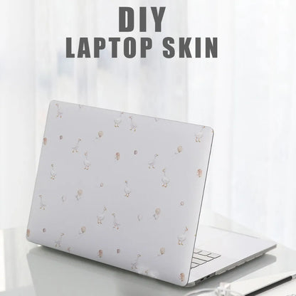 DIY 15inch Laptop Stickers Skins Cute Cat A+C Side Notebook Computer Cover Skin for Macbook /HP / Dell / Lenovo / Acer / ASUS