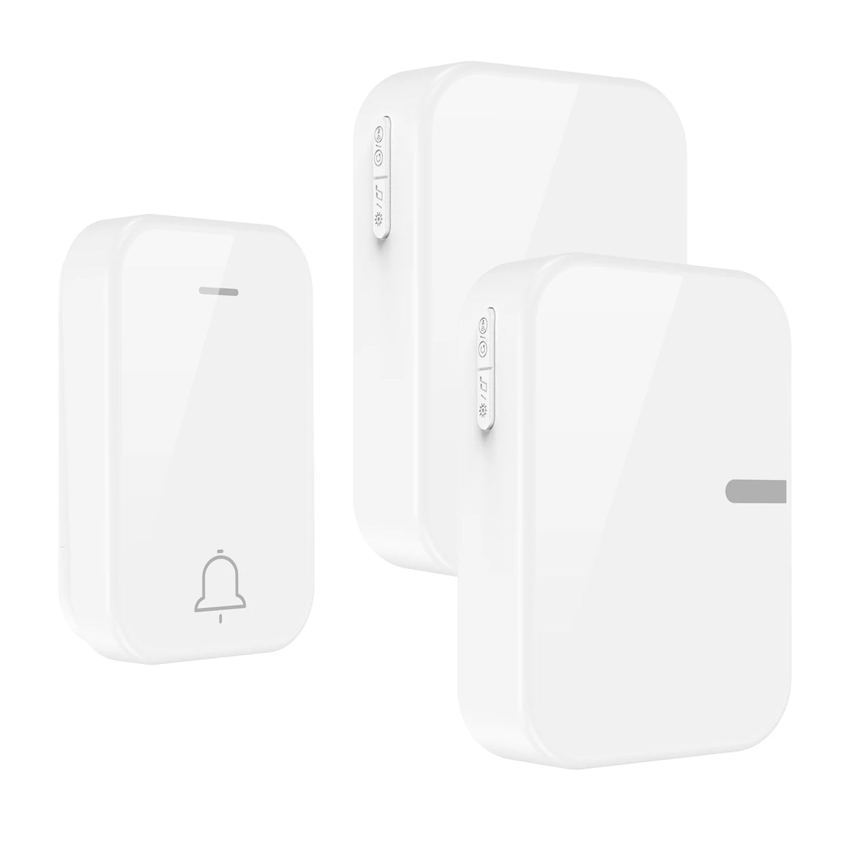 Acrylic Decoration Does Not Require Batteries Kinetic Energy Door Bell Household Waterproof Wireless Electronic Doorbell