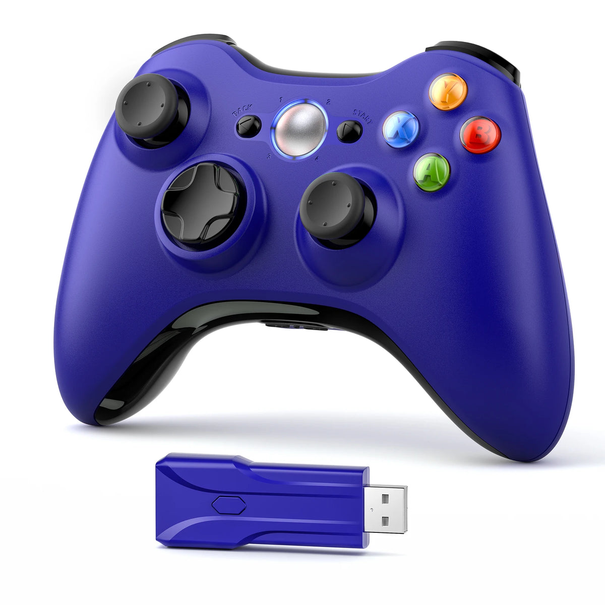 Wireless For Xbox 360 Controller Xbox 360 Slim/Elite/Winodow/PC Video Game Gamepad 6axis Joystick Dual Vibration 2.4G Gaming