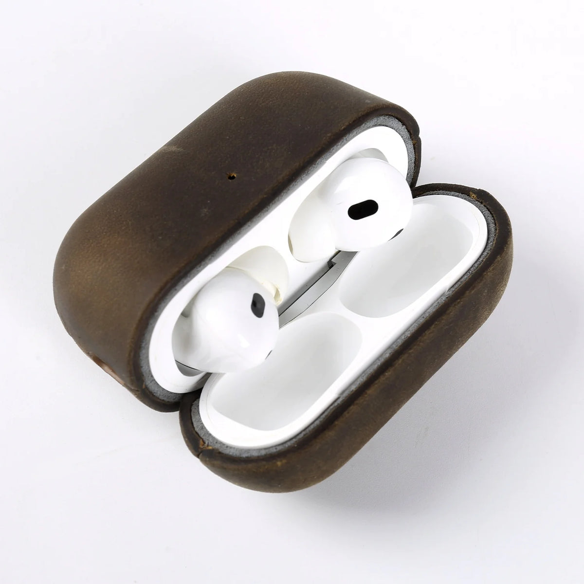 Crazy Horse Genuine Leather Case For Airpods Pro 3 Cases Airpods 5 3 4 Handmade Wireless Bluetooth Earphone Box Protective Shell
