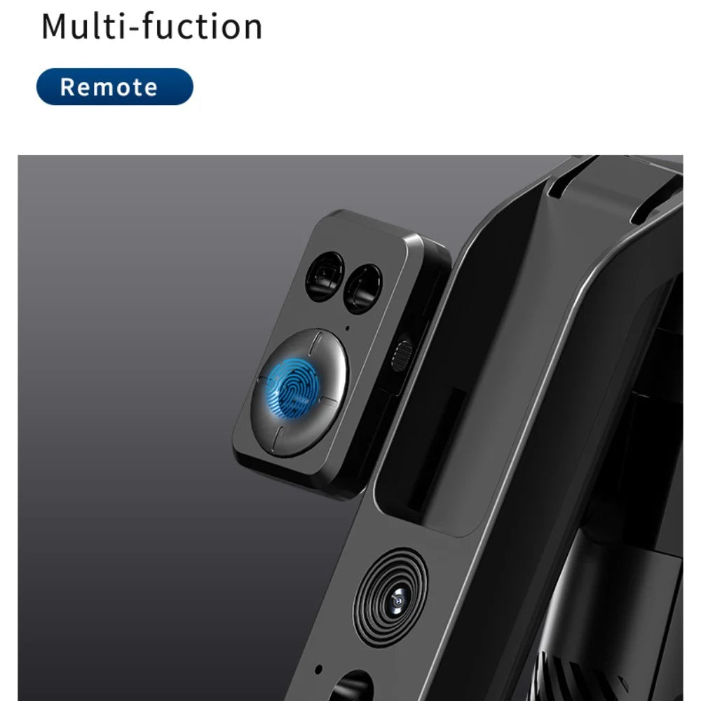 COOL DIER C12 AI Tracking Gimbal Tripod Gimbal Stabilizer Wireless Selfie Stick Foldable Holder With Bluetooth Shutter For Live