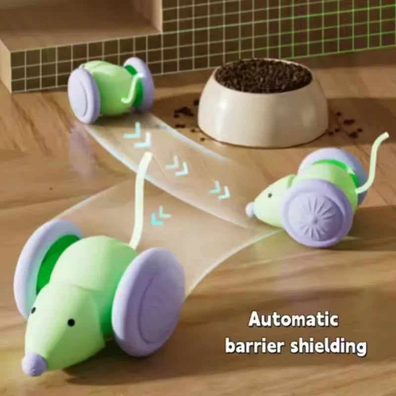 Electric Smart Teaser Cat Toy UFO Cat Teaser Stick With Bell Training Pet Toys Replaceable Feather Interactive Cat Supplies