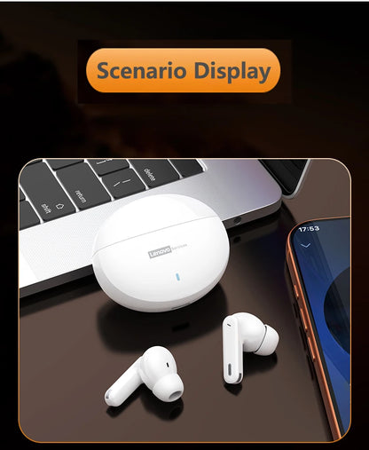 5/10PCS Lenovo LE253 Earphones TWS Wireless Bluetooth 6.0 Headphones ANC Noise Reduction HiFi Sound Gaming Sports Headset New