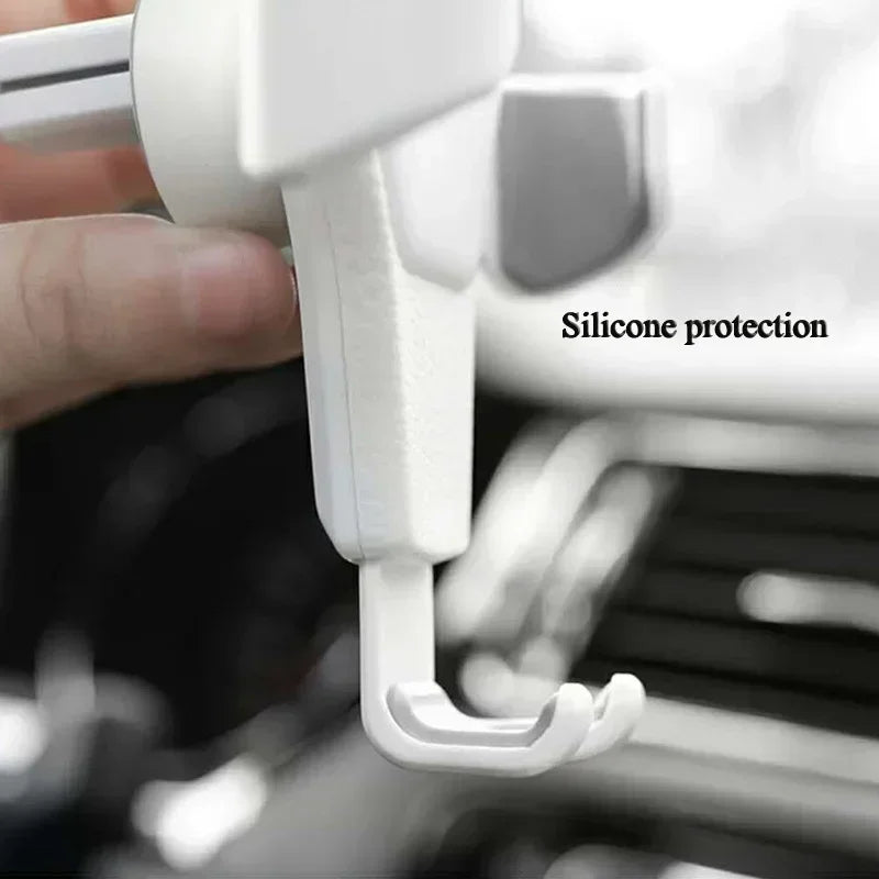 Car Phone Mount Gravity Phone Holder Air Vent Mount Anti Shake Stable Universal Car Holder One Hand Operation Automobile Cradle Compatible With Iphone Samsung Xiaomi Smartphone Auto Lock Ventilation Support Stand 360 Degree R
