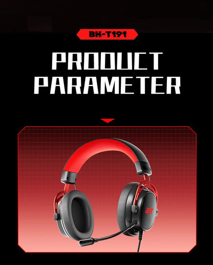 Acer Ohw346 Wired Gaming Headset with Ultra-High-Definition Large Diaphragm Spatial Surround Audio, Soft and Skin-Friendly Materials, Fully Encloses the Ear for Comfortable Wearing Without Applying Pressure on the Head