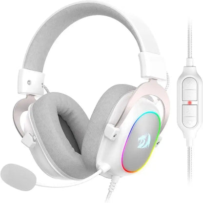 Redragon H510 Zeus-X RGB Wired Backlit Gaming Headset 7.1 Surround Sound Multi Platforms Headphone