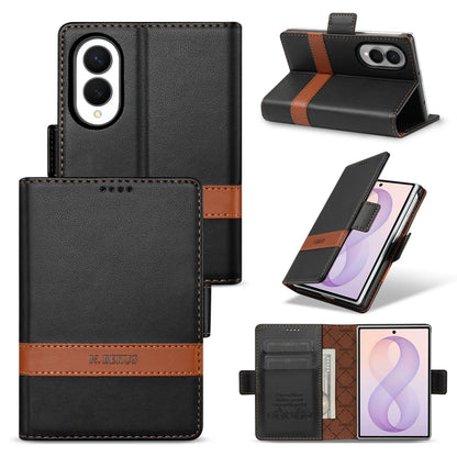 Business Luxury Leather RFID Wallet Card Solt Phone Case for Samsung Galaxy Z Fold8 Ultra Fold 4 5 6 7 8 Flip Protective Cover