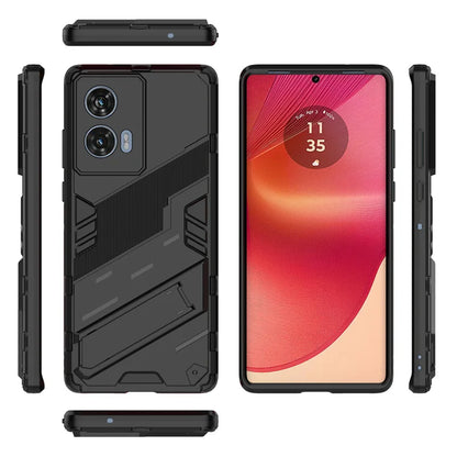 For Motorola Edge 50 Fusion 5G Case Magnetic Armor Shockproof Stand Phone Cases for Moto Edge50 Fusion Edge50Fusion Back Cover