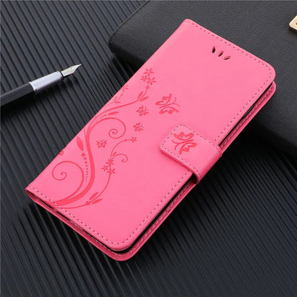 S8 S9 Plus S10 S20 FE S21 S22 S23 Ultra PU Leather Wallet Cover For Samsung Galaxy S23 FE S10 Plus Holder Flip Stand Phone Case