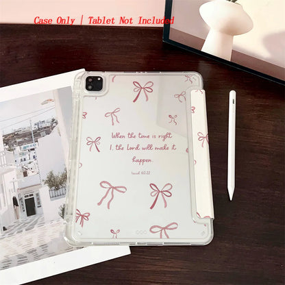 Y-Shape Foldable Stand Fresh Printed iPad Case, Auto Sleep/Wake, Fashion Minimalist Style, Fits Various Apple Models . 8 Styles