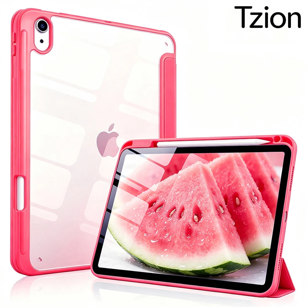 Case for iPad (A16) 11th Generation 11 Inch 2025 / 10th Generation 10.9 Inch 2022 with Pencil Holder, Magnetic Flip Smart Cover