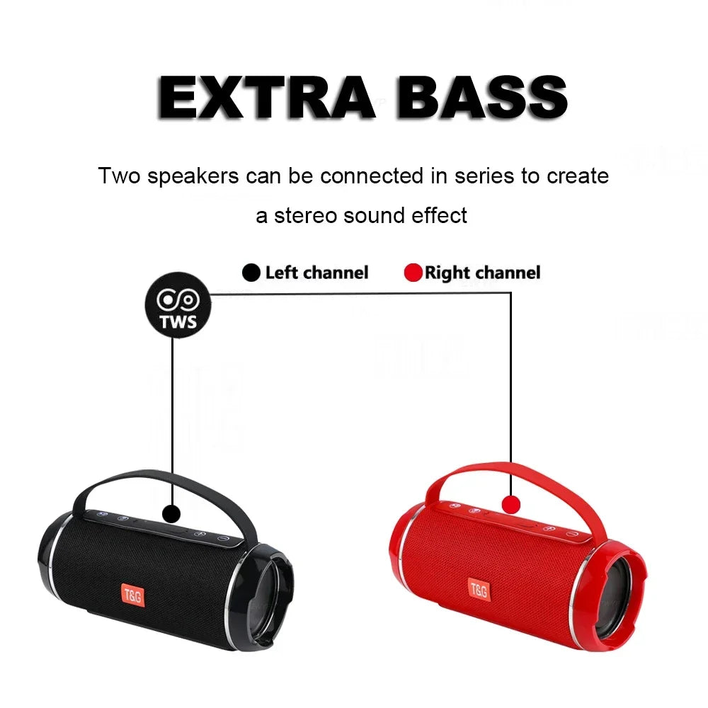 Wireless Subwoofer Portable Bluetooth Speaker Radio FM Waterproof Sound Box Music Caixa De Som Coluna Blootooth Bass Hifi Bocina