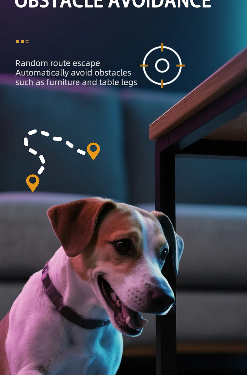 Smart Self-Rolling Electric Dog Ball with Sound Autonomous Operation Realistic Bark & Roll Chew-Resistant for Small Dog Training