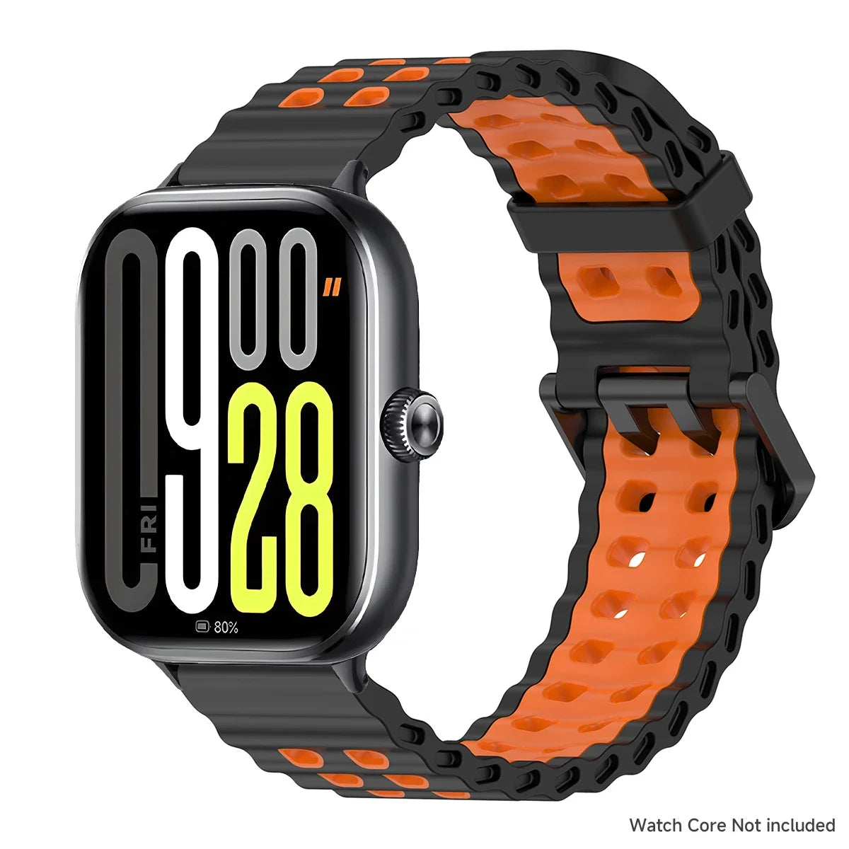 Soft Silicone Strap for Redmi Watch 6 5 4 Sports Two Tone Wristband for Xiaomi Mi Band 8 9 Pro Adjustable Rubber Wristband